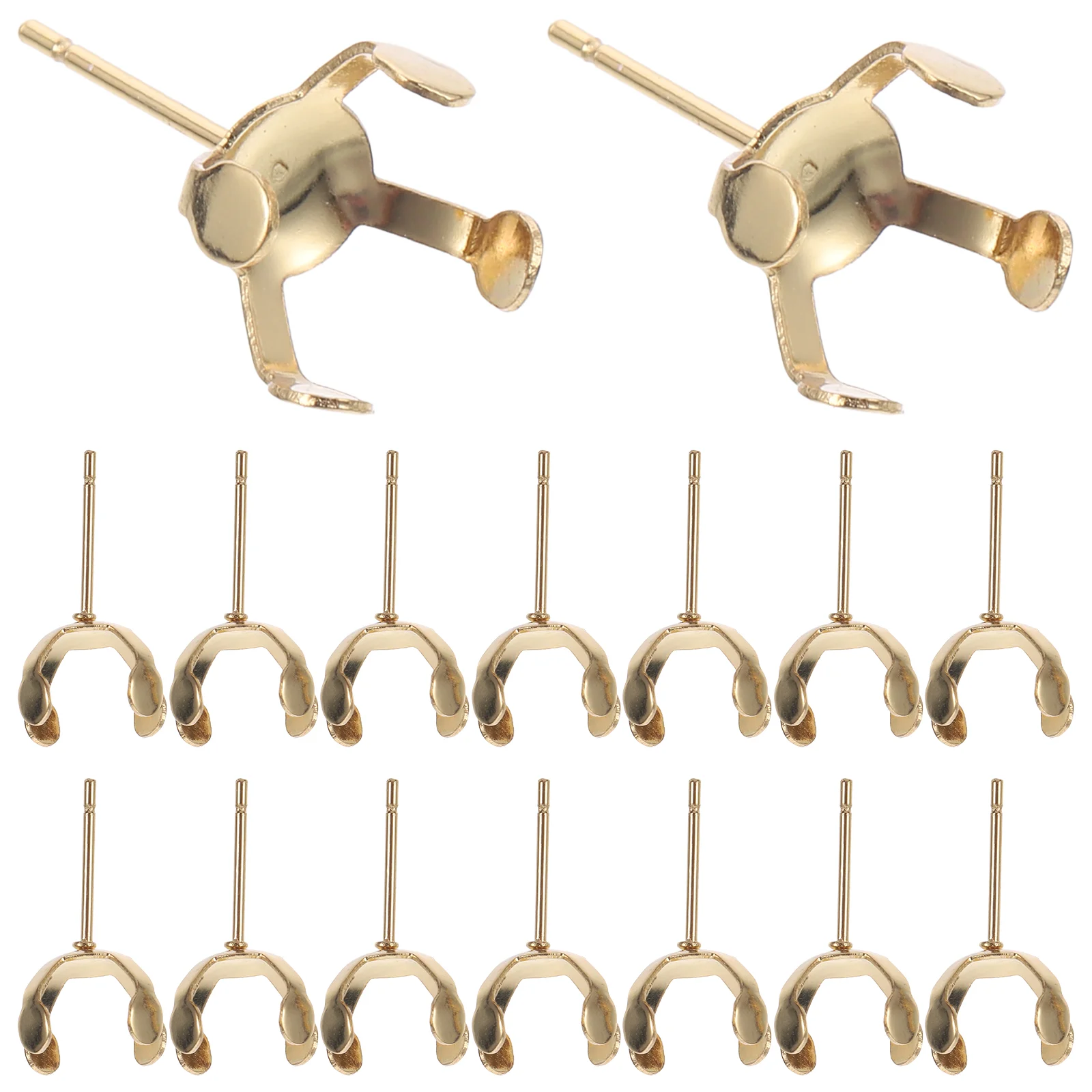 Жемчужный держатель для сережек и гвоздиков женские заготовки принадлежности