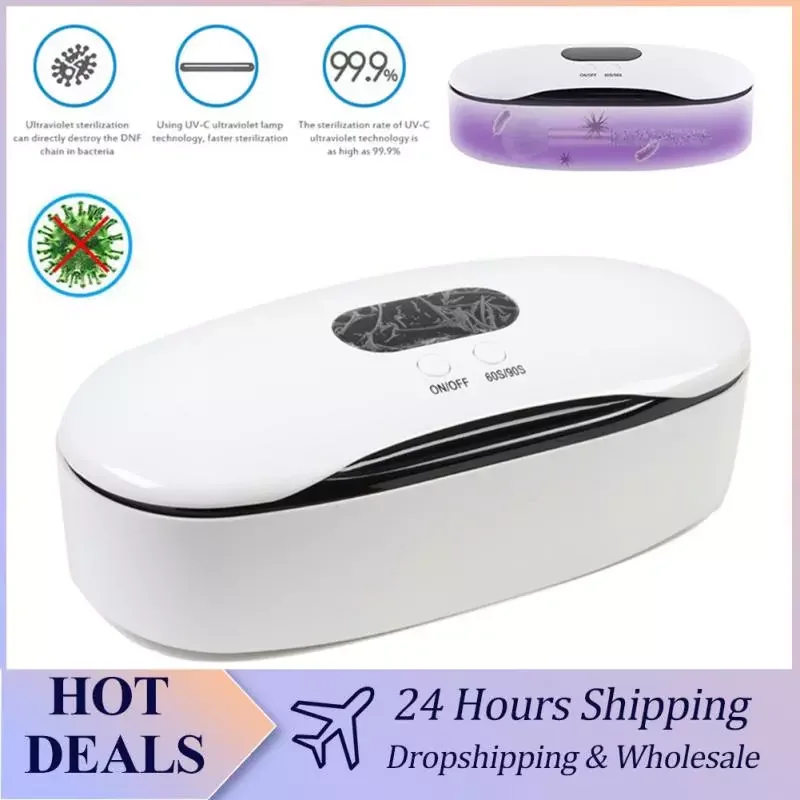 

NEW2023 Multi-function Sterilizer Aromatherapy UV Disinfection Box Strong UV Light Sterilization For Nail Manicure Make Up Tools