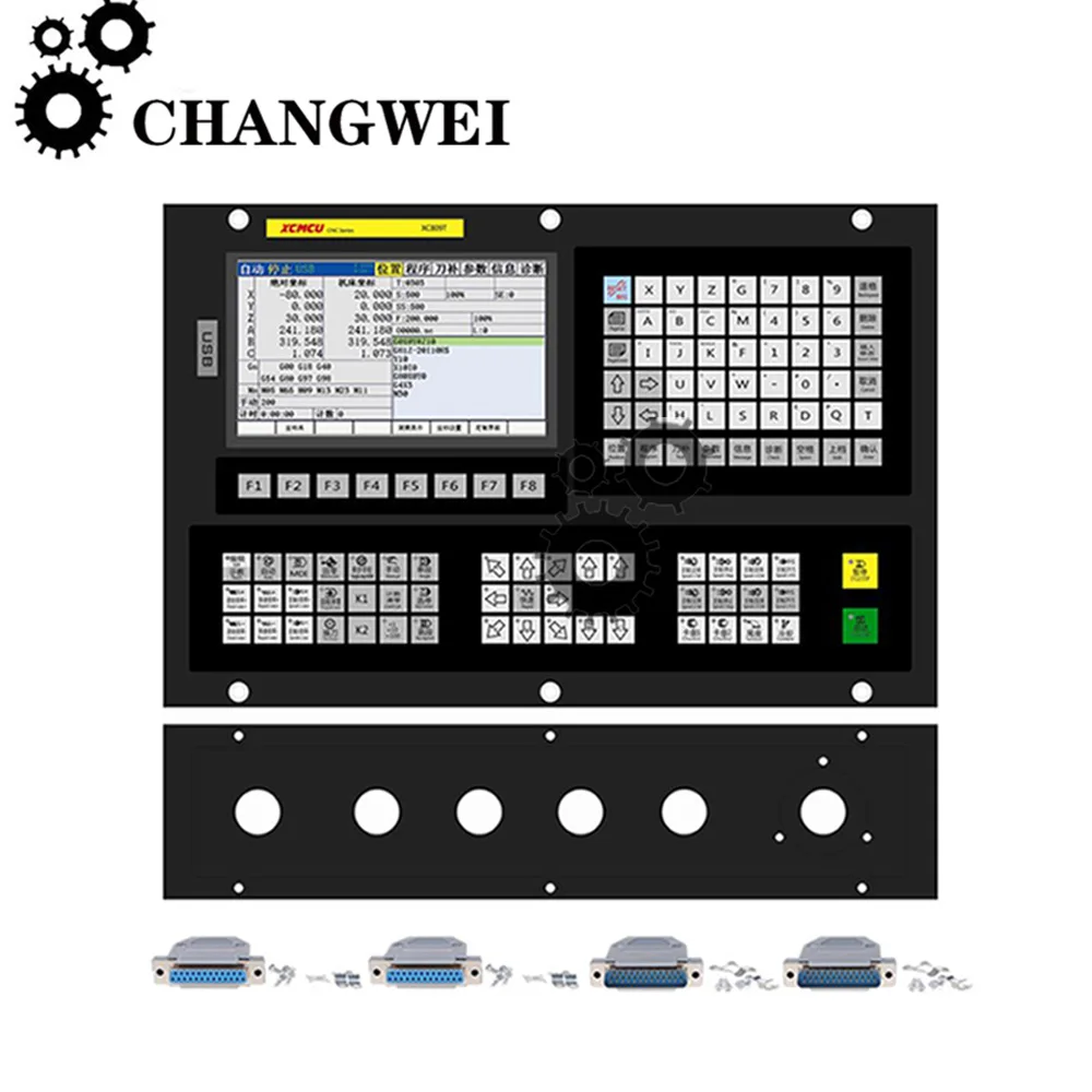 Новый контроллер с ЧПУ Xc809t 2/3/4/5/6 осевой многофункциональный токарный станок