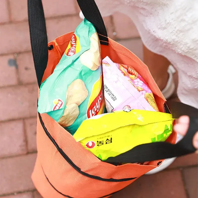 Легкая тележка для подъема по лестнице с колесами и съемной сумкой