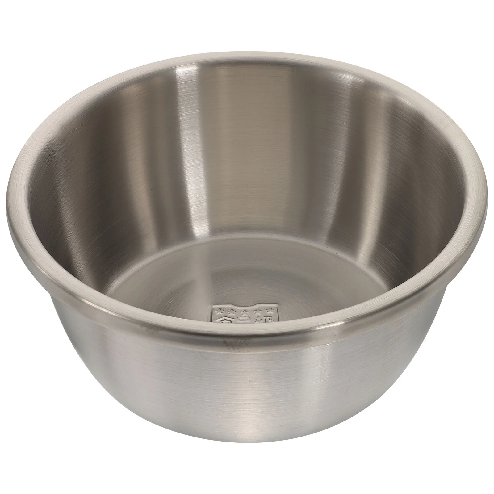 Stainless Steel Mixing Bowls Round Vegatable Basin Bowl Heavy Duty Washing Basin for Kitchen Home ( 18cm )