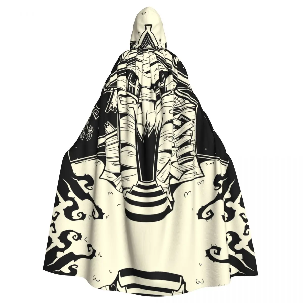 

Long Cape Cloak Creepy Haunted House Hooded Cloak Coat Autumn Hoodies