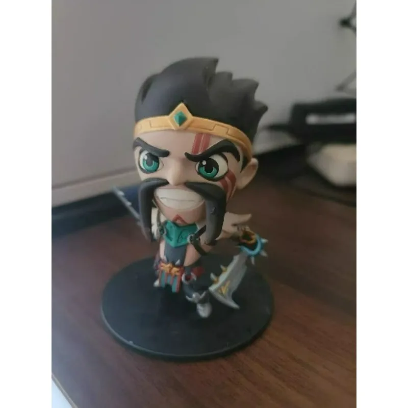 Фото Оригинальная LOL League of Legends Glory Executioner Draven Q версия аниме подвижная кукла коллекция орнамент модель игрушка в подарок №3