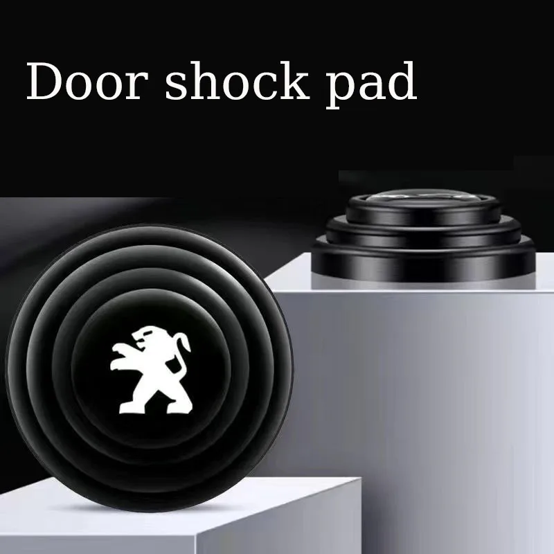 

8pcs Car Door Anti-Collision Silicone Pads Shock Absorber Gasket For Peugeot GT GTline 206 301 406 3008 Car Exterior Accessories