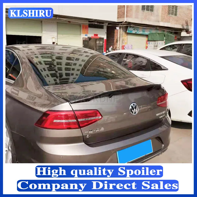

KLSHIRU для Volkswagen VW Magotan Passat B8 2017 2018 2019 углеродное волокно заднее крыло багажника спойлер Стайлинг автомобиля