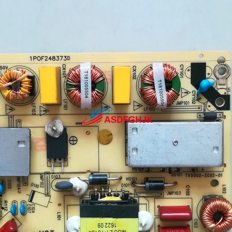 Оригинальная плата питания Sanyo 48CE3410D 1POF 248373 D TV5502-ZC02-01 100% работает отлично