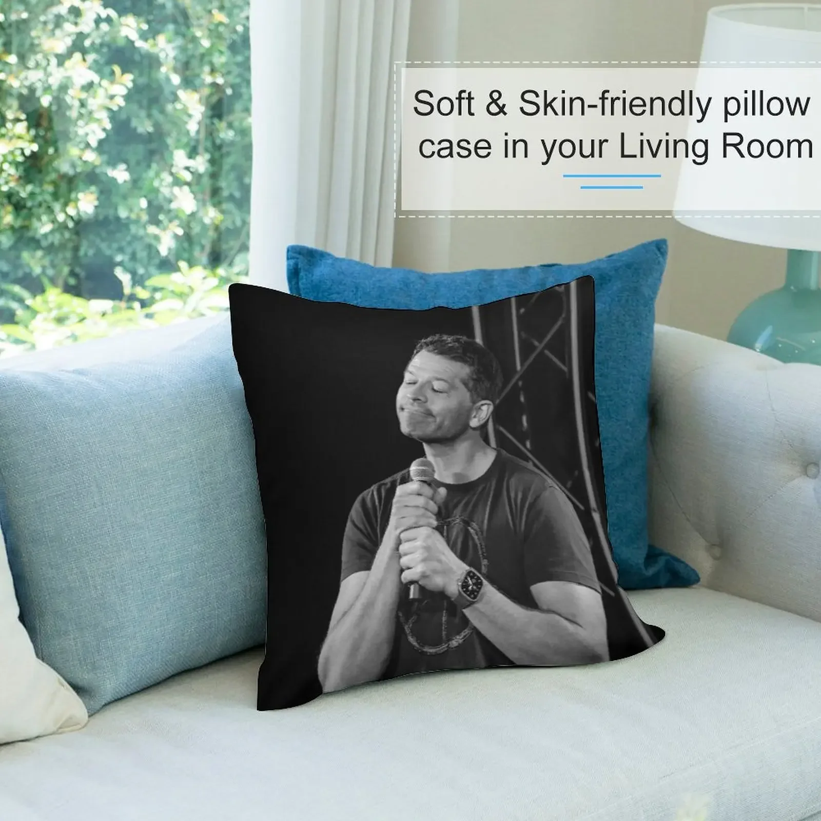 Декоративная подушка Misha Collins чехол для диванной подушки рождественские