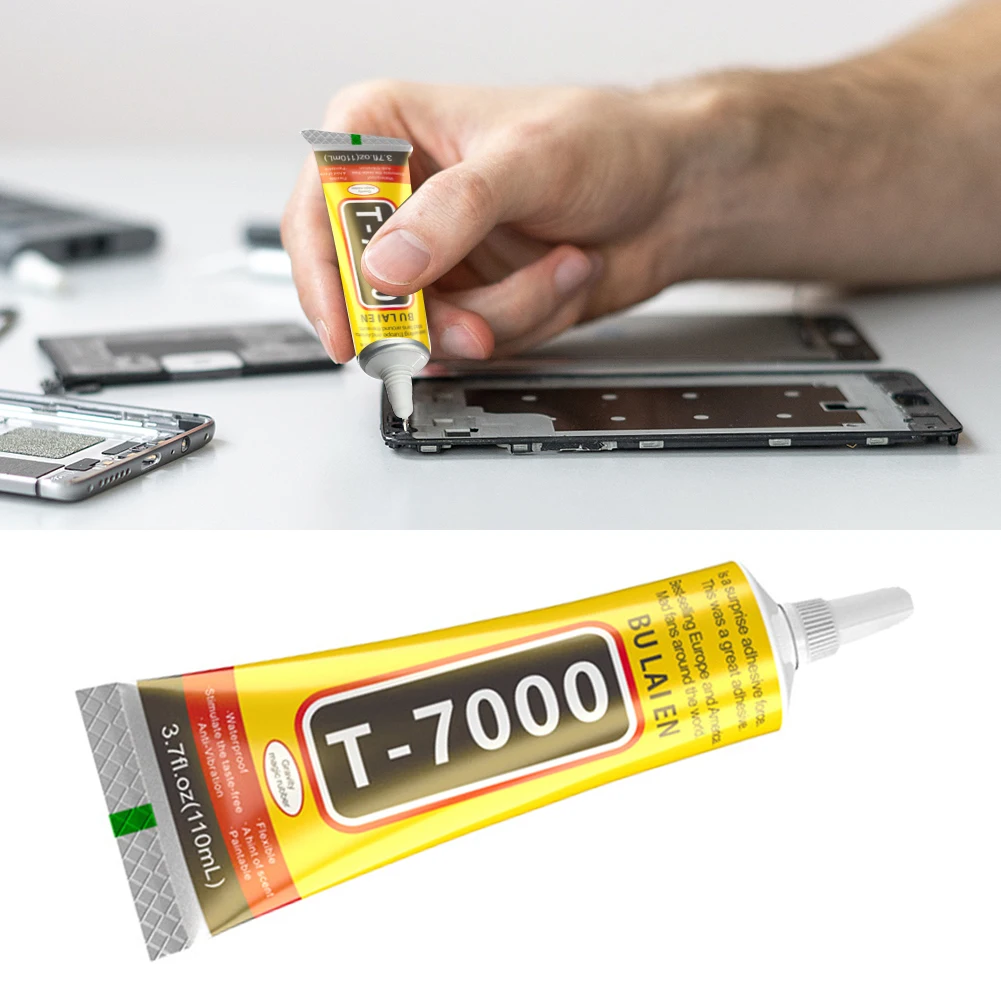 

15/50/110ml Liquid Glue Rhinestone Stick T7000 Repair Adhesive Glue No Powder Residue Jewelry Craft Cell Phone Repair Supplies