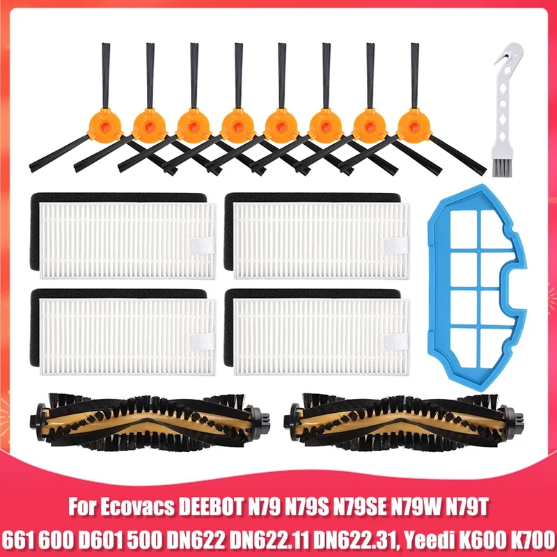 

Сменный комплект аксессуаров для робота-пылесоса Ecovacs Deebot N79S N79 N79SE N79W DN622 DN622.11 DN622.31