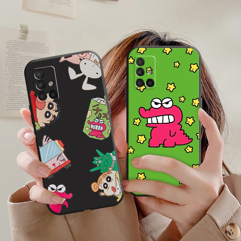 

Crayon Shin-chan Anime Phone Cases For Samsung S20 FE S20 S8 Plus S9 Plus S10 S10E S10 Lite M11 M12 S21 Ultra Back Cover