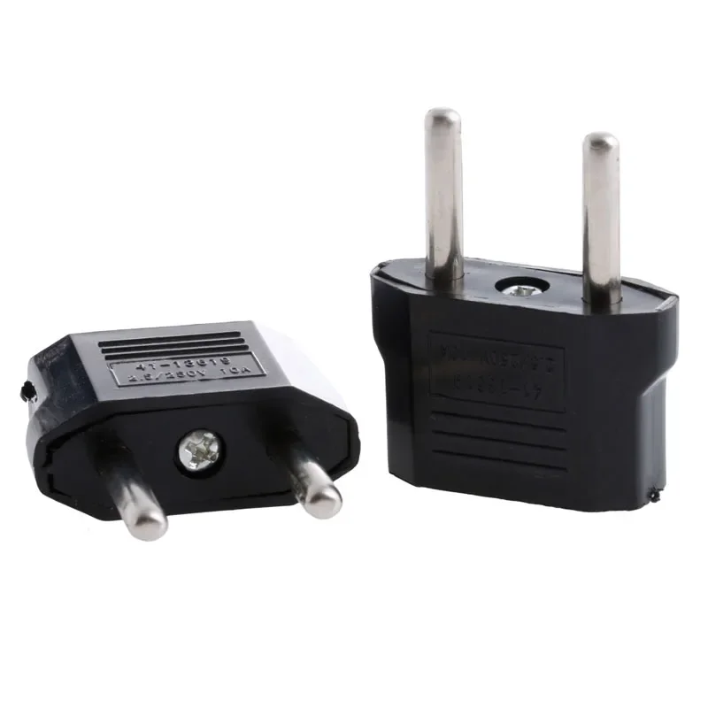 

2PCS European Travel Plug Adapter US to Europe Plug Adapter European Adapter Type C Plug Adapter Outlet Converter USA to Europe