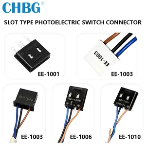CHBG 4 pin Quick Connector for EE-SX67 Series Groove Photoelectric Switch Sensor EE-1006 EE-1010 EE-1001 EE-1003 lengt 1M 2M