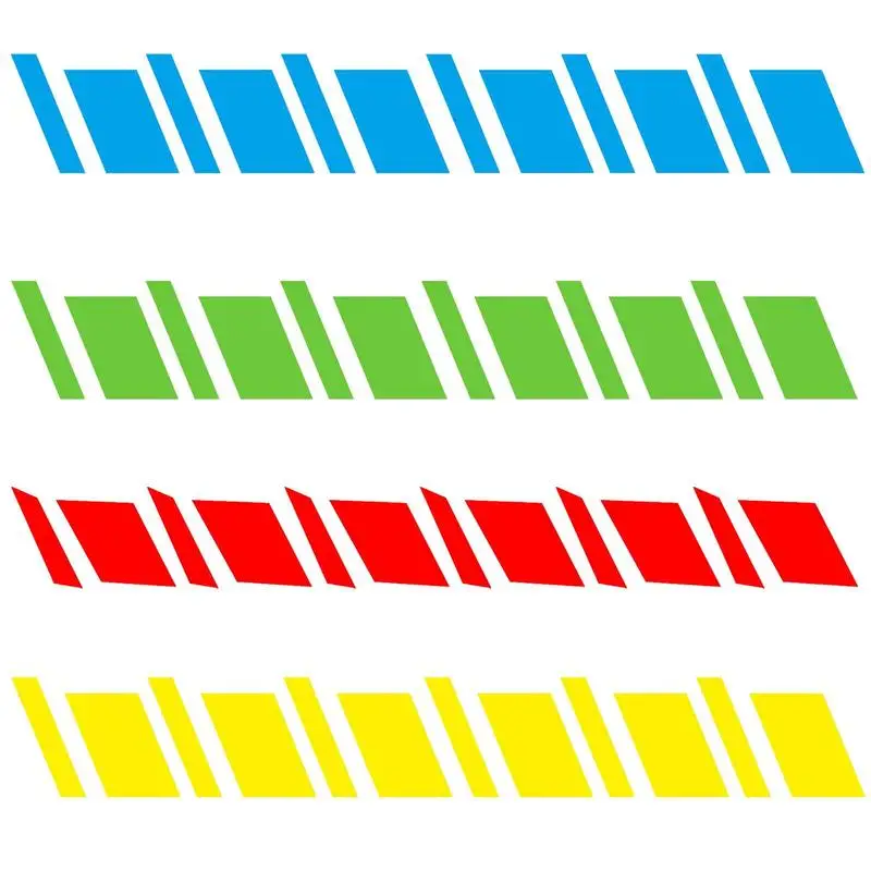 

6 шт., светоотражающие наклейки на колесные диски