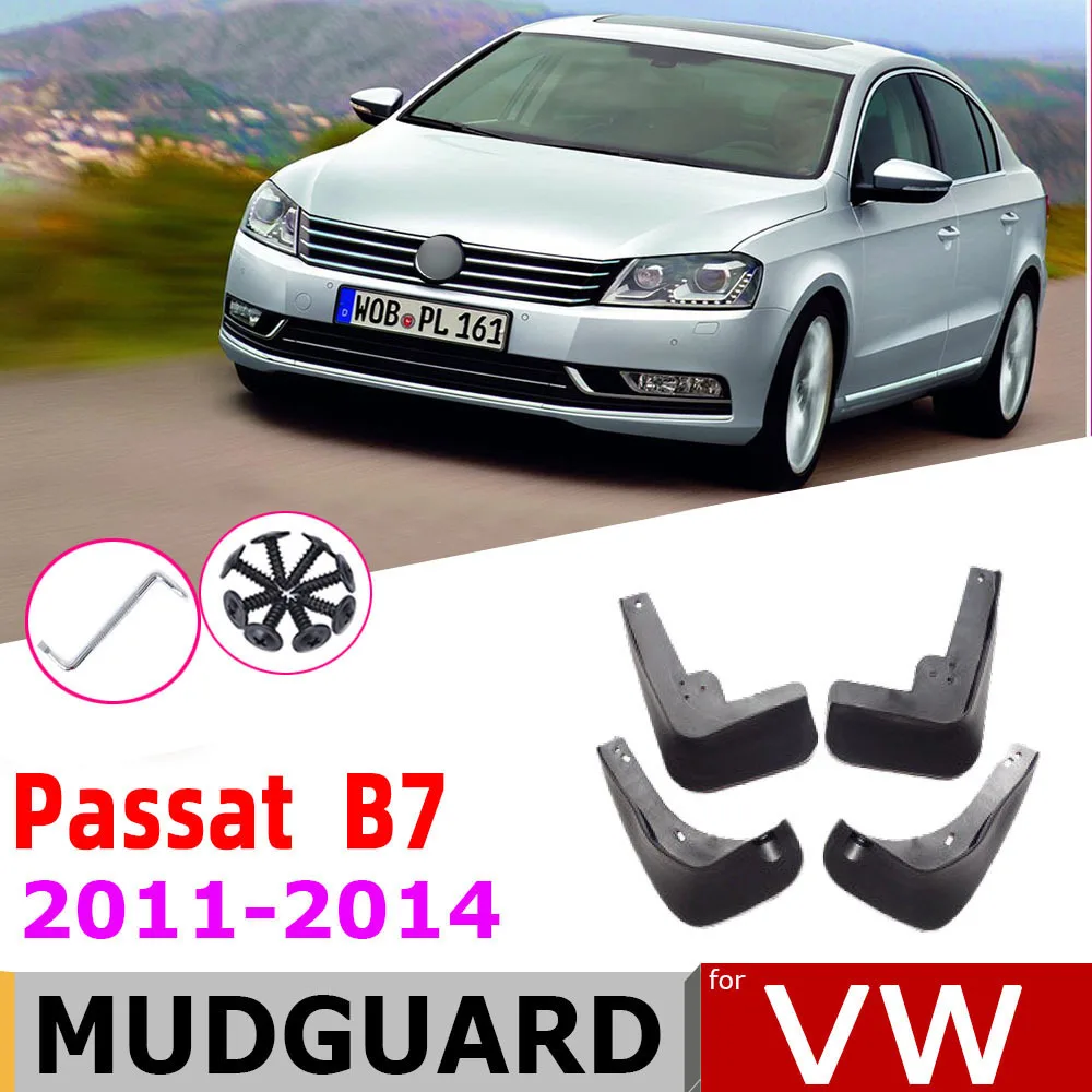 

Front Rear Mudguard For Volkswagen VW Passat B7 3C 2014 2013 2012 2011 Fender Mudguard Mud Flaps Guard Splash Flap Accessories