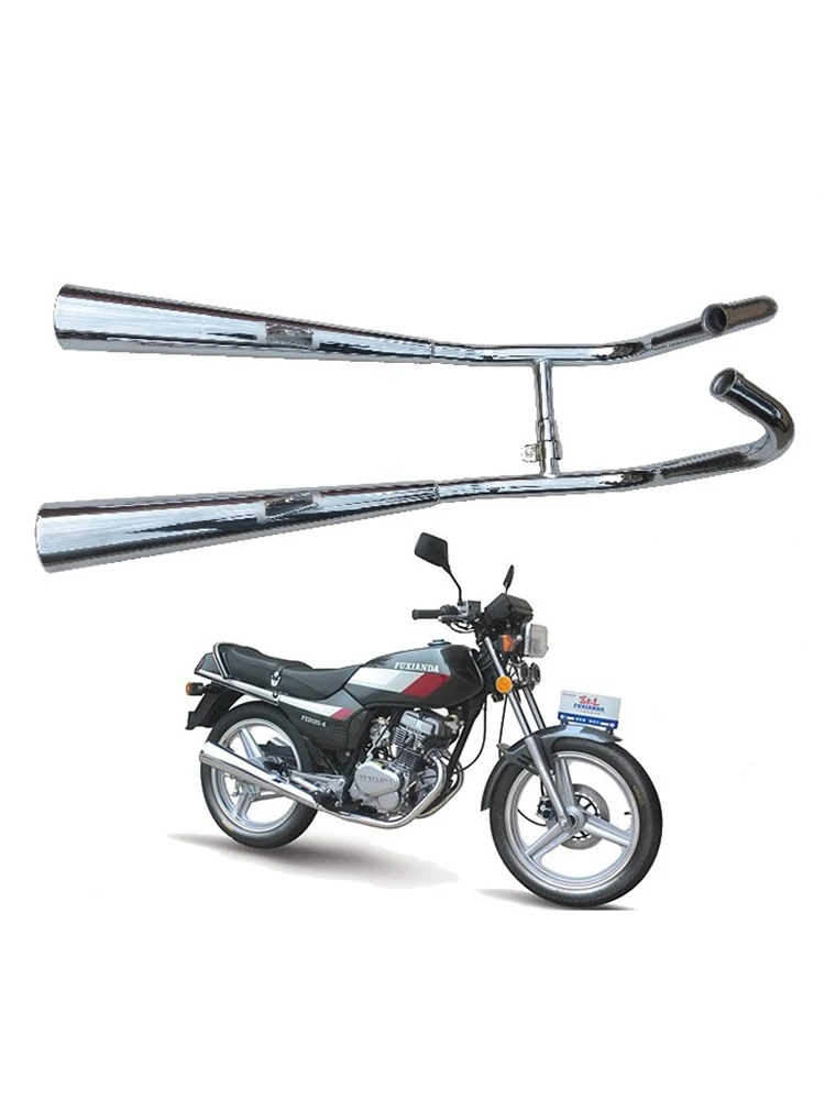 Глушитель выхлопа мотоцикла для Honda Jialing Sundiro Lifan Dayang Dayun Qjmotor CBT125 DY150 JL125 CB125T Qj125 двойные глушители (art.: 3920d276c8edf) - 3920d276c8edf