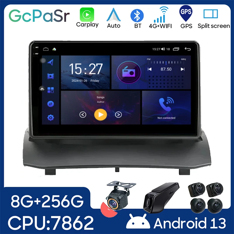 Android для Ford Fiesta MK7 2009-2017 автомобильное радио GPS-навигация мультимедийный