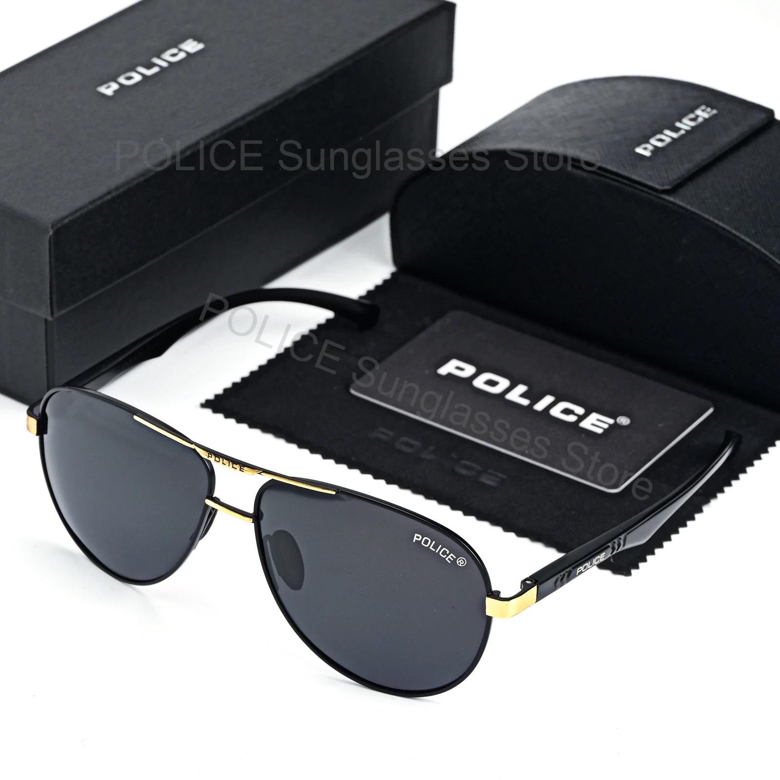 

POLICE Luxury Brand UV400 Sunglasses Fashion trend Men Polarized Brand Design Eyewear Male Driving Anti-glare Glasses