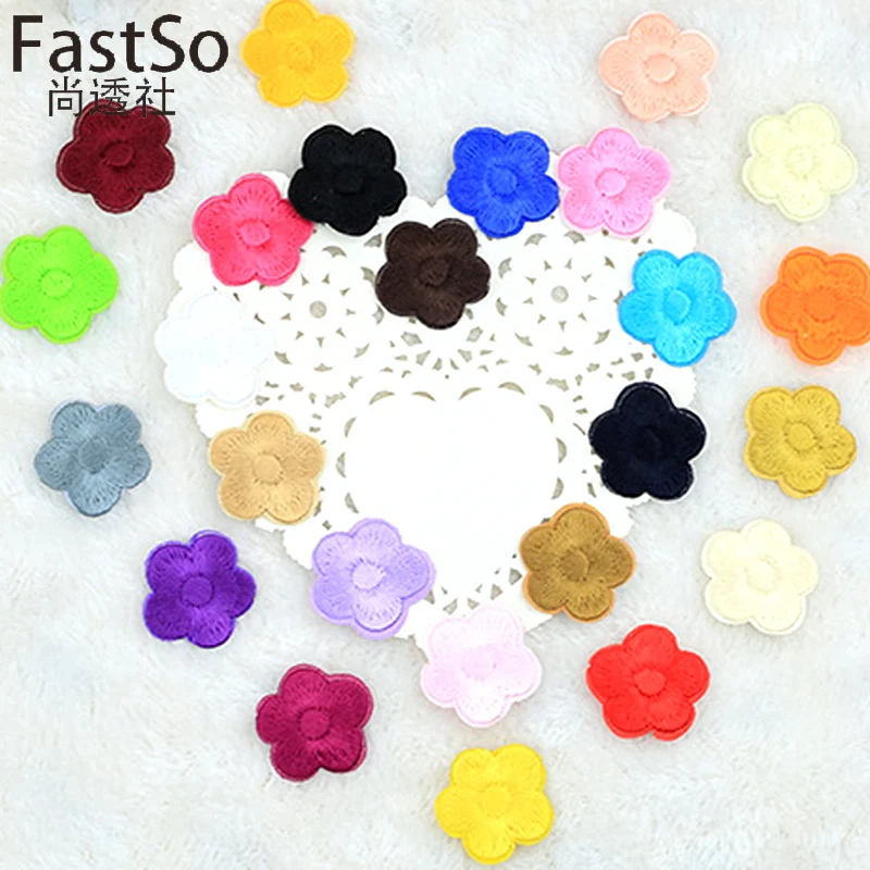 Маленький цветок железная нашивка на одежде ремонтная скатерть аппликация