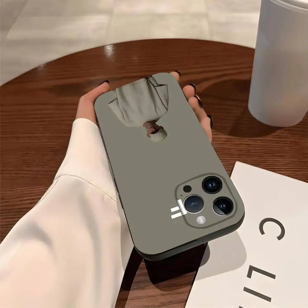 Фото Чехол для телефона NF Rapper для iPhone 17, 16, 15, 14, 13, 12, 11, Pro, Max, Plus, мягкий, черный №2