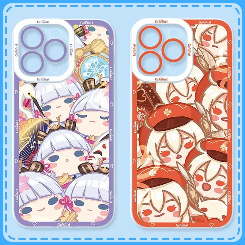 Фото Чехол для Xiaomi Redmi Note 13 12 11 Pro Plus 4G 5G 12S 11S 10 10S 9 9S 8 13C 12C 10C Game Genshin Impact Мягкий силиконовый чехол №4