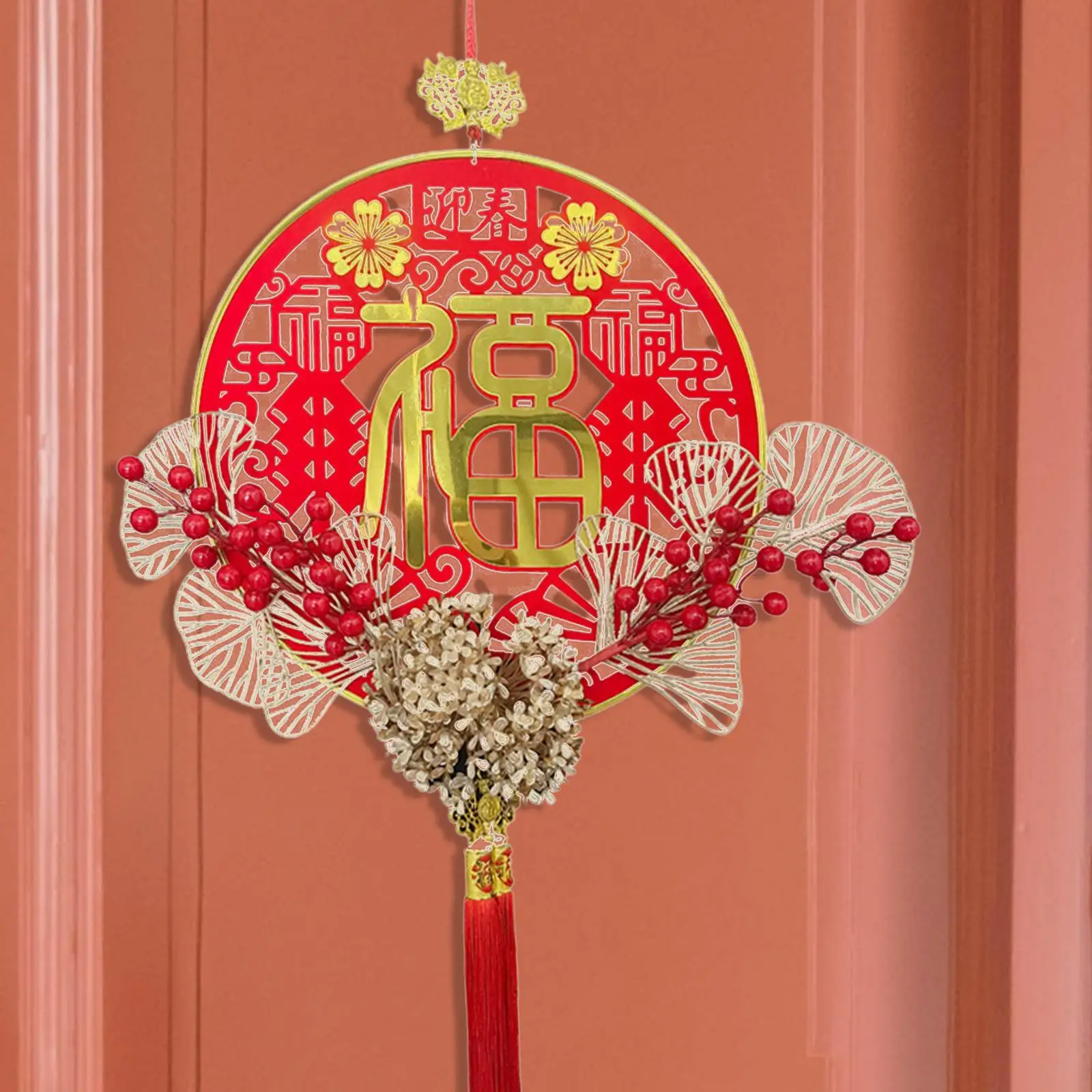 

Chinese Spring Festival Decoration Hanging Ornament Delicate Design Red Color