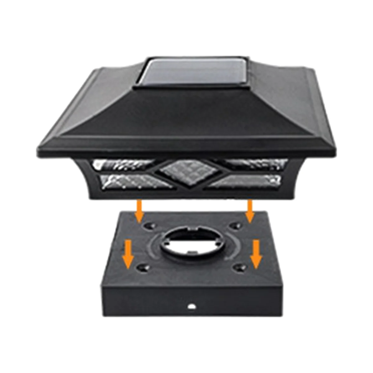 Солнечные фонари для крышек столба уличный светильник палубы забора 3 5x3 5 5x5