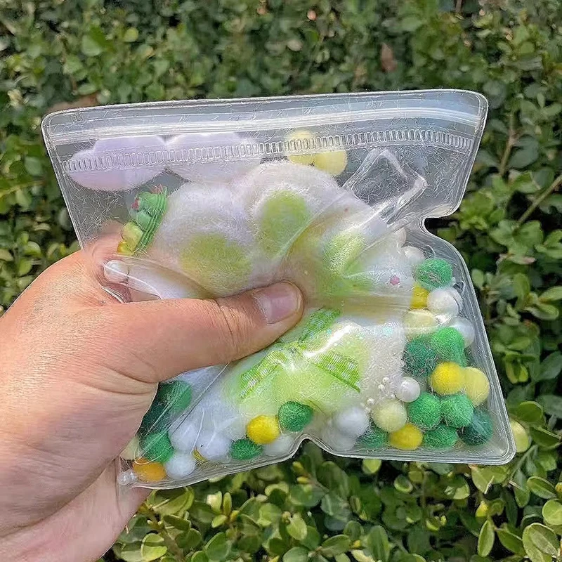 Kawaii мягкая клейкая текстура яблоко кошка коготь игрушки медленно