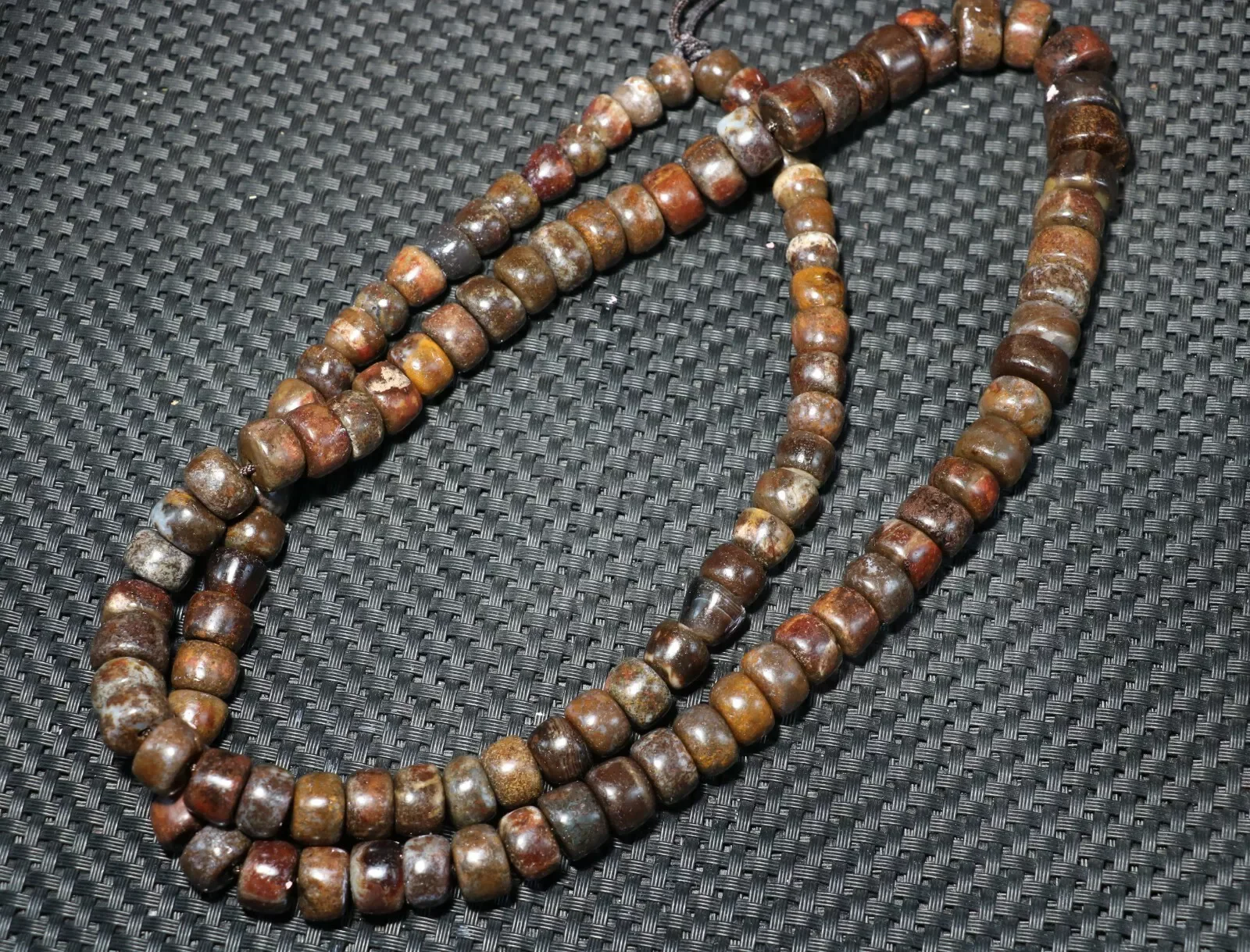 Ультраэнергетический LKbrother тибетский старый агат 108 молитва лама тотем дзи