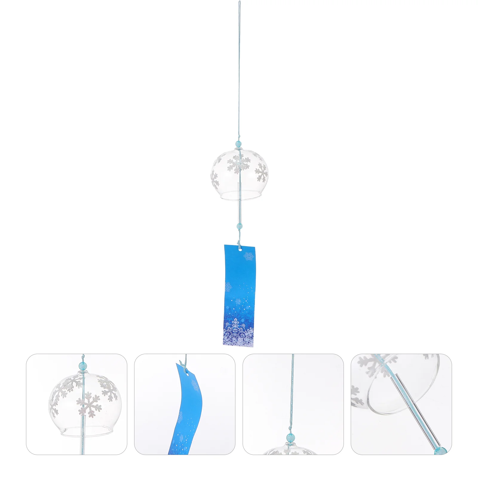 

Wind Chime Japanese Bells Chimes Bellhanging Garden Decorative Outdoor Memorial Traditional Pendant Ornament Suncatcher Style