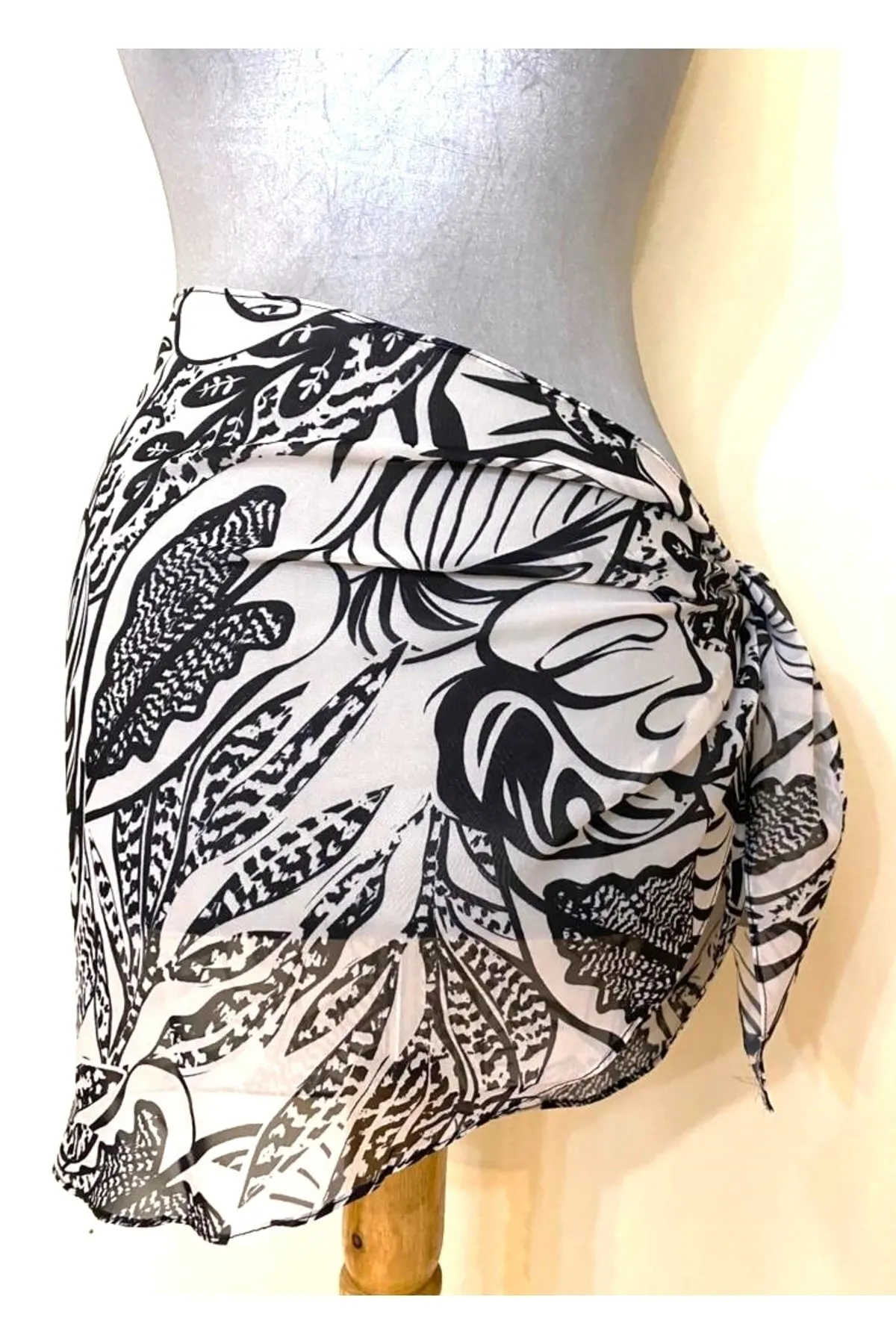 

Women's Pareo Swimwear Cover Up Dress Sexy Tunic Suit Beachwear Female Beach Bikini Cover Loose Mini Dress