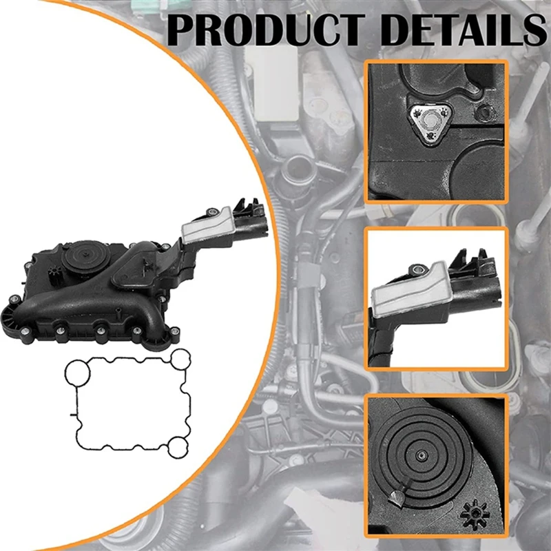 Маслоотделитель клапана вентиляционного автомобиля 06E103547 06E103547E для A4 A5 A6 Q5 Quattro 2 8