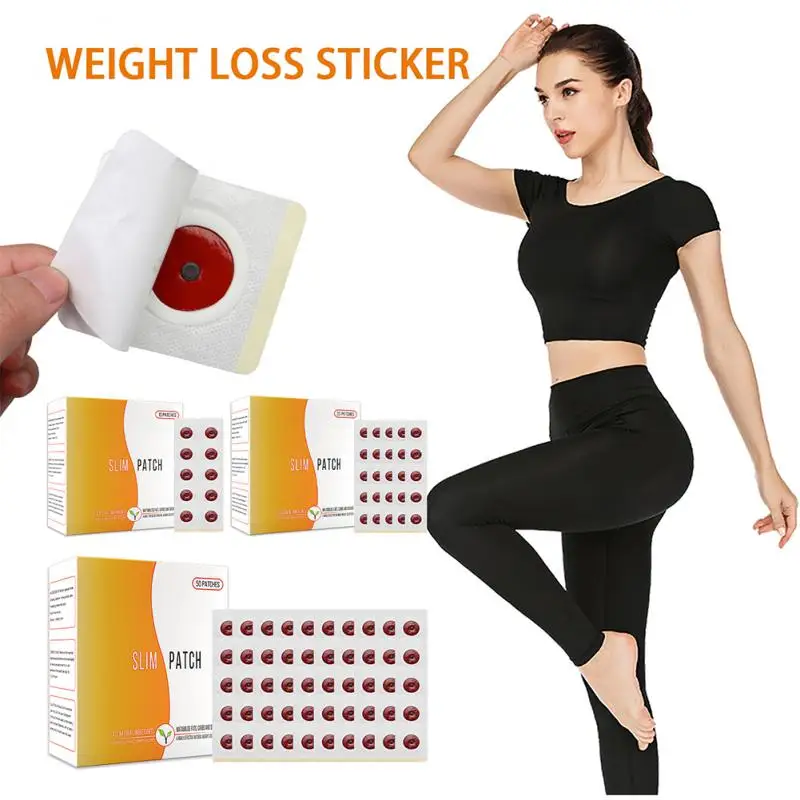 30/50 шт. Для похудения живота Кнопка патч потеря веса стикер пупка Магнитный