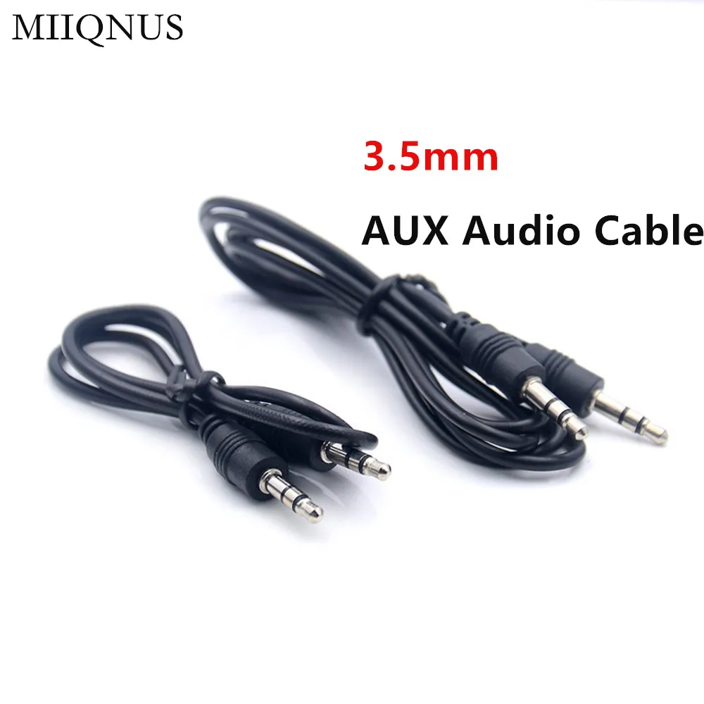 

0.5M 1M 3.5mm AUX Audio Cable To Recording Cable 3.5 mm Male To Male Audio Car Audio Cable For Phones Laptop TV DVD Mp3 Speakers