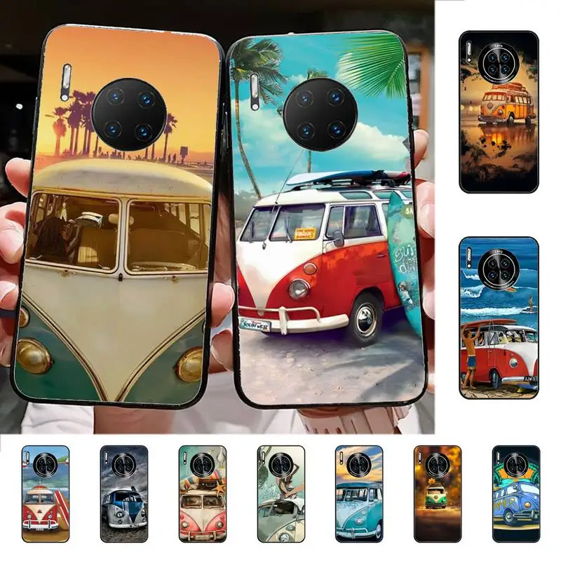

Combi Van Surf Phone Case for Huawei Mate 20 10 9 40 30 lite pro X Nova 2 3i 7se