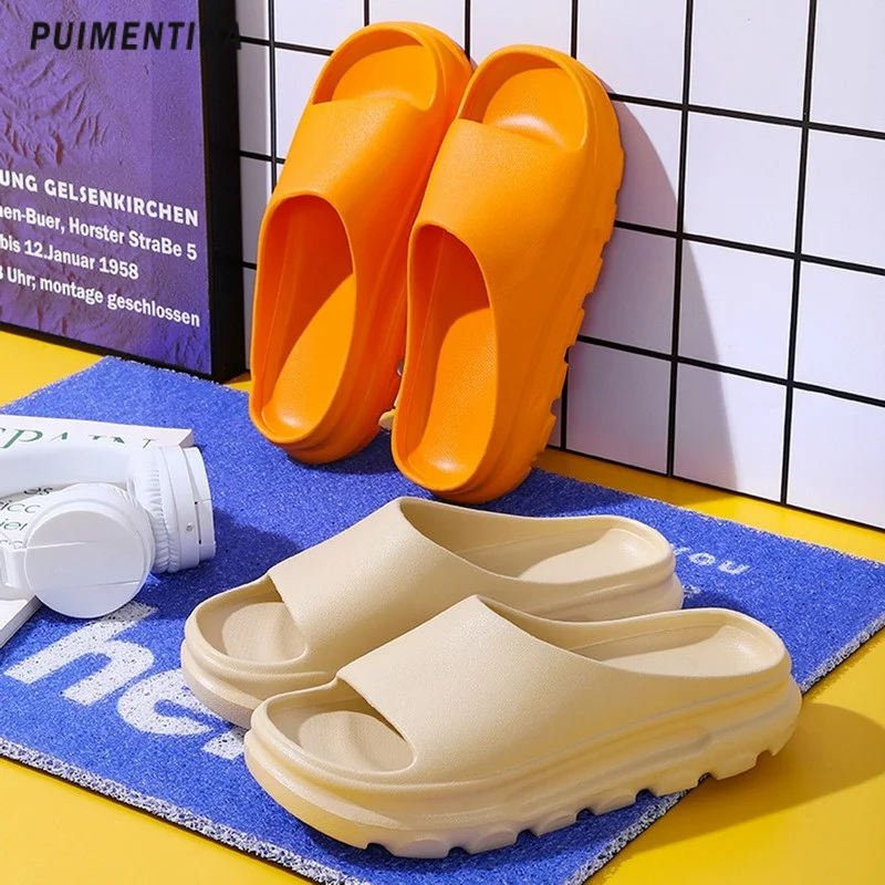 

Summer Clouds Women Slippers Flip Flops Candy Color Shoes For Woman Indoor Outdoor Soft Thick Bottom Beach Sandals Couple Slides