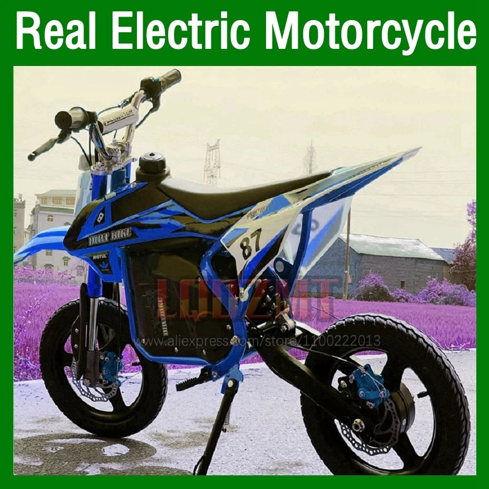 Real Electric Mini Motorbike Small Buggy Mountain Electrical Scooter ATV off-road Superbike Moto Bikes Child Racing Motorcycle