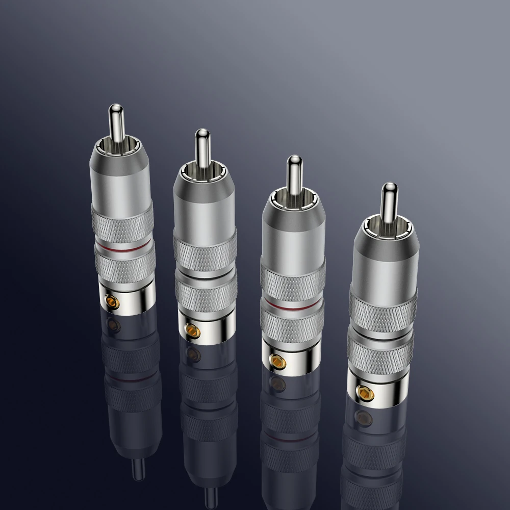 Вибро VR107R Разъем RCA Разъемы из чистой меди Штекер аудиокабеля