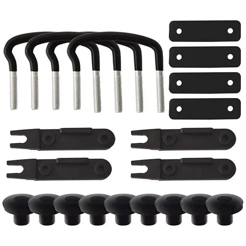 

Универсальный кровельный бокс из нержавеющей стали, U-образные болты, зажимы, монтажный комплект для автомобиля, для большинства моделей ав...