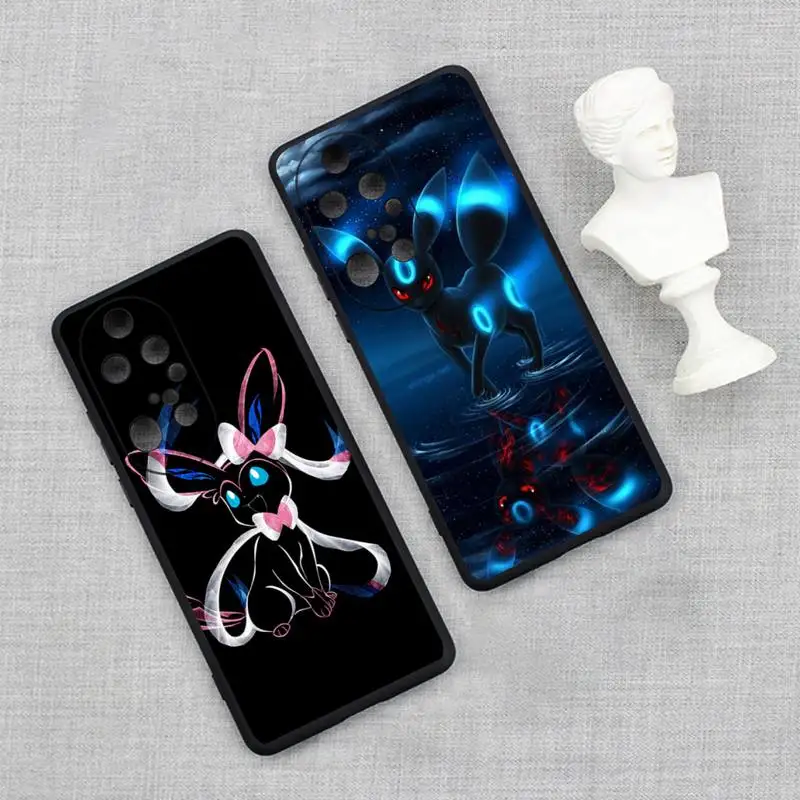 

Cartoon Pokemon Umbreon Squirtle Bulbasaur Phone Case For Huawei P20 P30 P40 P50 Lite E P Mate 50 40 30 20 Pro Soft Cover