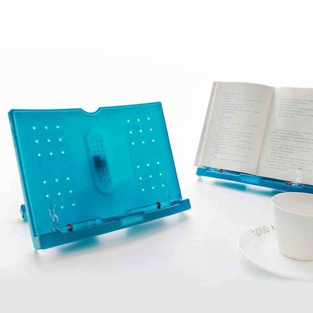 

Desk Plastic Reading Frame Music Tilt Adjustable Holder Fold For Home Book Stand Library Document Student Sitting Position