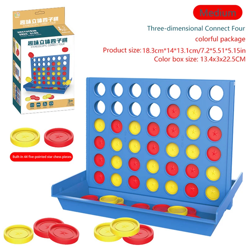 

Newest Connect 4 Game Classic Master Foldable Kids Children Line Up Row Board Puzzle Toys Gifts Board Game