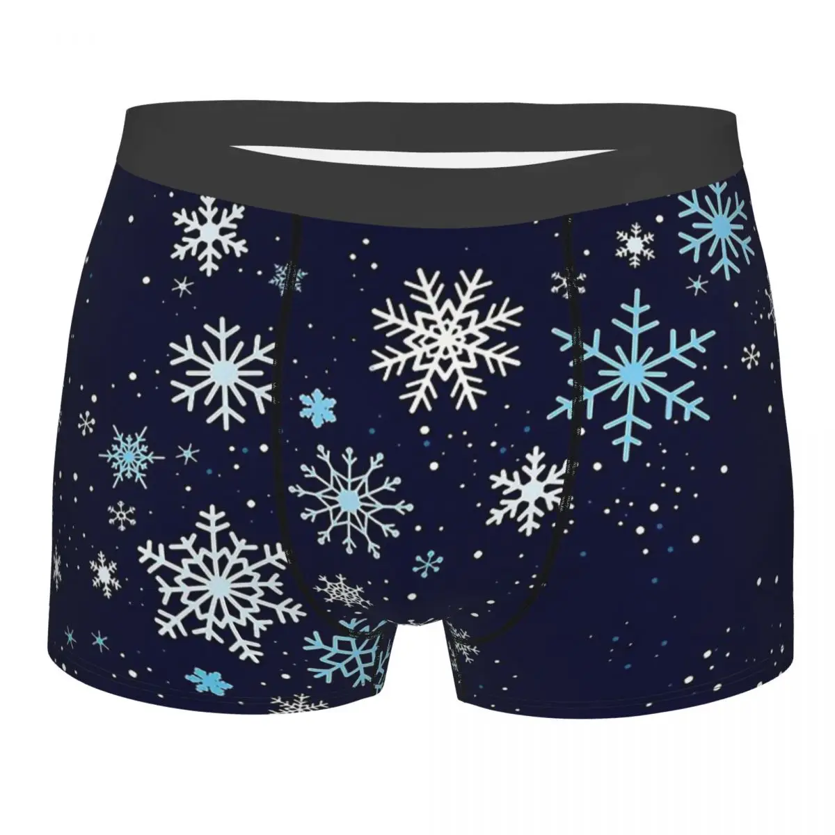 

Happy Merry Christmas Winter Breeze Underpants Cotton Panties Man Underwear Print Shorts Boxer Briefs