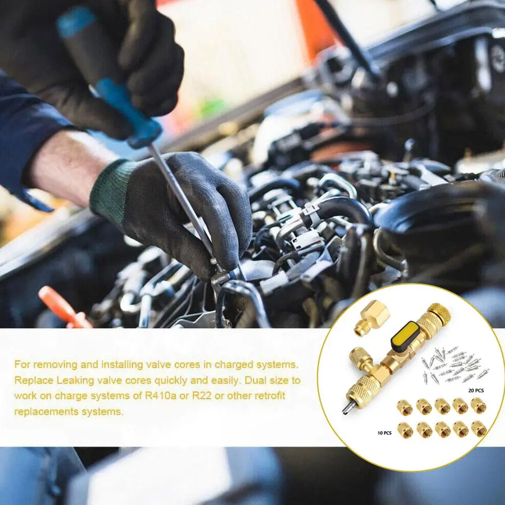 Инструмент для снятия сердечника клапана инструмент установки съемник шрадера