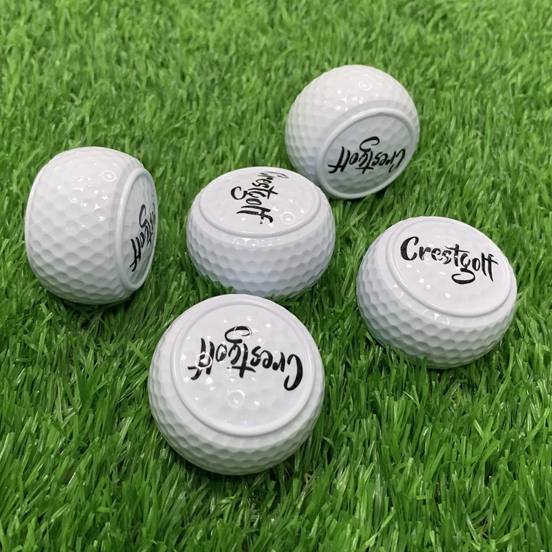 CRESTGOLF плоские мячи для гольфа двухъярусный мяч тренировок по гольфу