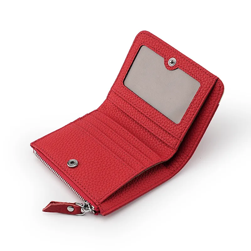 RanHuang новинка 2024 женские короткие кошельки из натуральной кожи