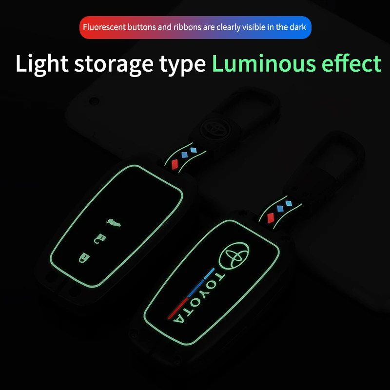 Чехол для автомобильного ключа Toyota чехол Chr Rav4 Auris Avensis Prius Aygo Camry Corolla Land Cruiser 200 Prado