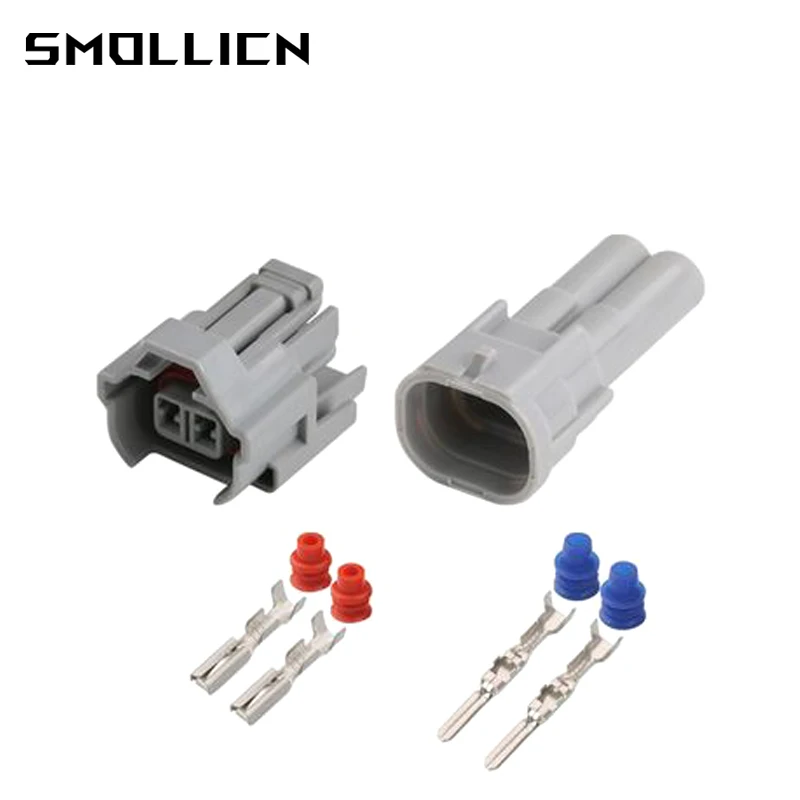 

1-50 Set Kit 2 Pin Denso In Title EV1 US Car EV6 Male Female Fuel Injector Waterproof Connector Wiring Harness Housing 6180-2405