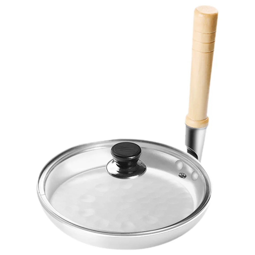 

Wood Handle Tamagoyaki Pan Japanese Cooking Wooden Frying Kitchen Oyakodon Egg Vertical Parent-child