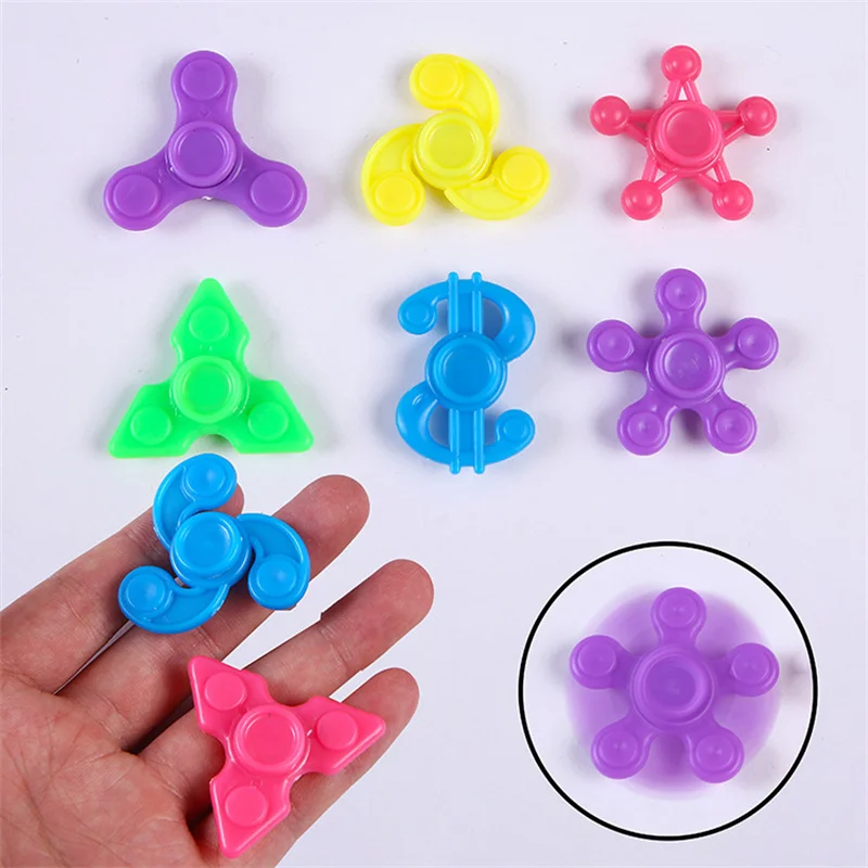 

15Pcs 4cm Mini Child Plastic Fidget Spinner Kids Birthday Funny Gifts Wedding Guests Party Favors Pinata Christmas Goodie Bag