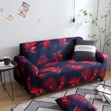 Funda de sofá con estampado elástico, paquete completo, cubierta de sofá de varios asientos, cubierta antipolvo, tela de poliéster minimalista moderna para las cuatro estaciones (1)